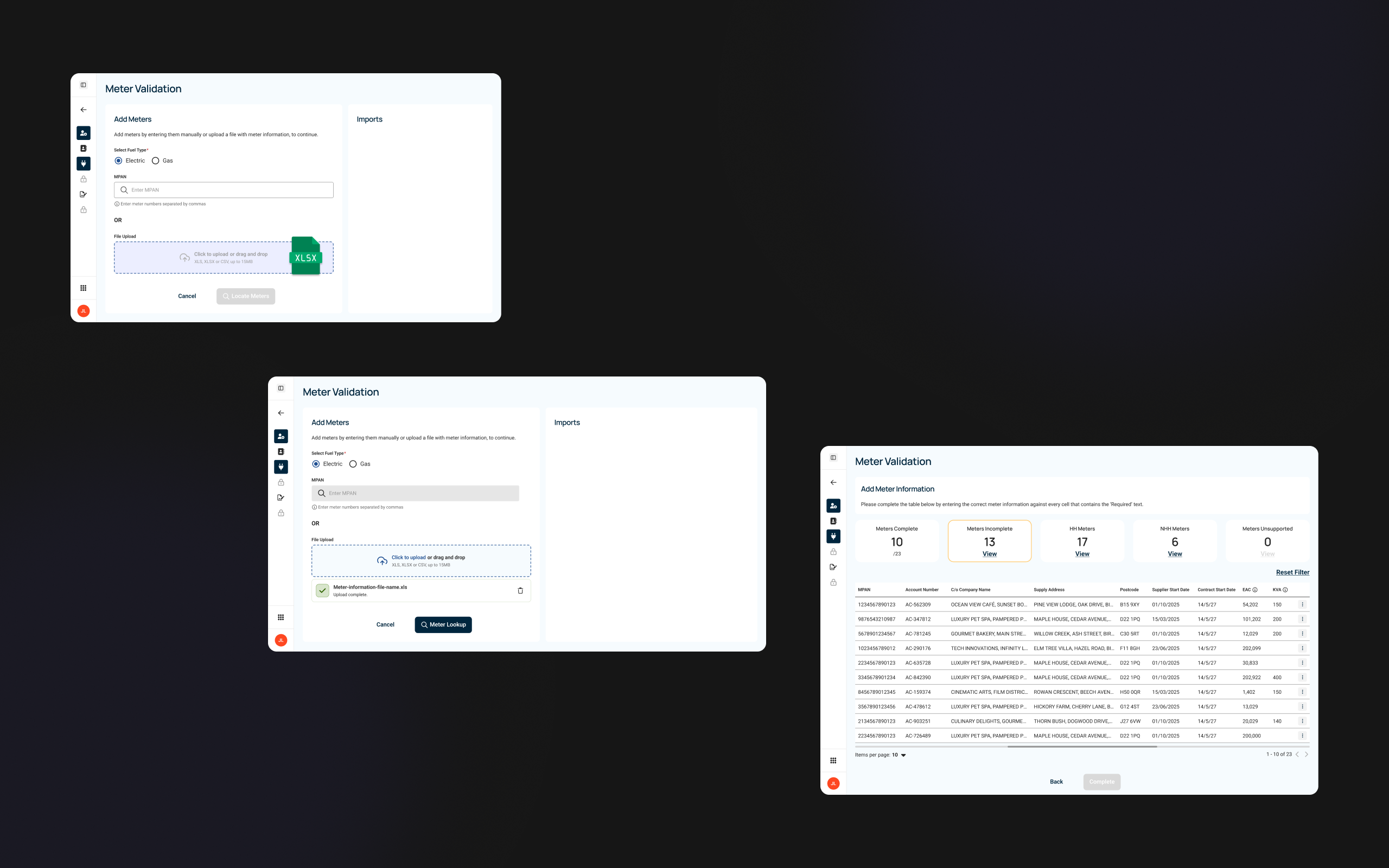POWWR — AI extraction reading an unstructured spreadsheet and pulling the relevant tender fields out of it